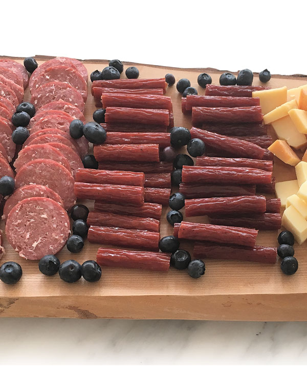 Sausage Pepperoni and Cheese Tray